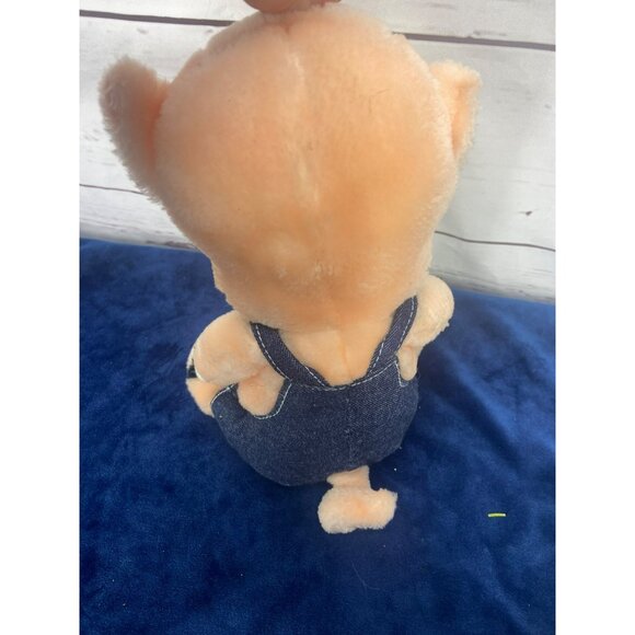 Vintage PORKY PIG Plush Toy 1993 24K Co Plush 90s‎ Vtg Looney Toons Stuffed Pig - Picture 3 of 7